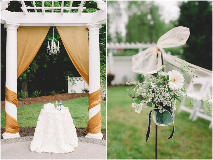 Details at Wedding at French Creek Manor in Snohomish, WA