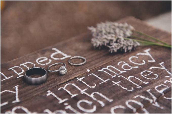 Photo of wedding ring at a Scottish American Wedding @ Glen Echo Gardens in Bellingham, WA captured by Ardita Kola Photography